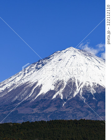 静岡県・富士宮市から見る富士山の絶景(クローズアップ) 静岡県・富士宮市から見る富士山の絶景(クローズアップ) 122112110