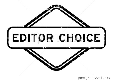 Grunge black editor choice word rubber seal stamp on white background Grunge black editor choice word rubber seal stamp on white background 122112835