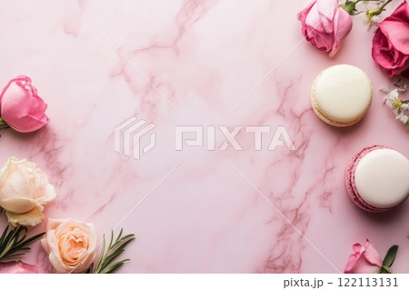 Romantic holiday, pink background. 122113131