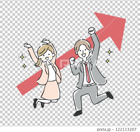 Successful businessmen and businesswomen 122113207