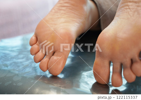 process of foot care in a beauty salon process of foot care in a beauty salon 122115337