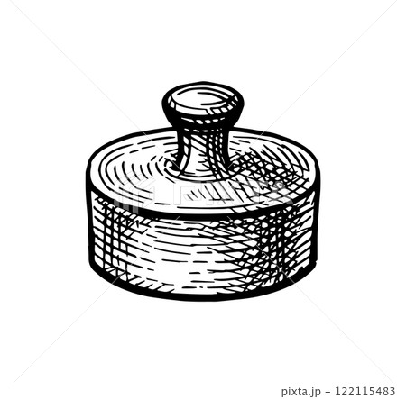 Antique weight ink sketches Antique weight ink sketches 122115483
