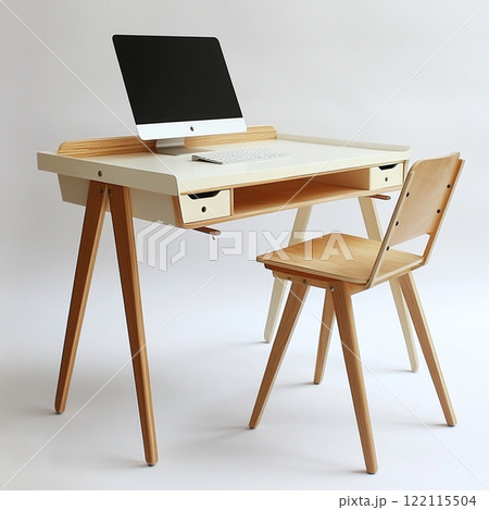 シンプルな仕事部屋 122115504