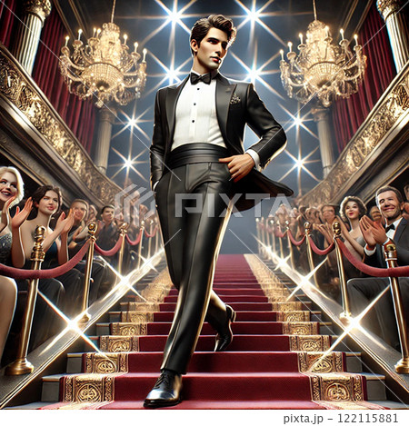 ステージで踊るスター 122115881