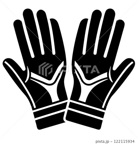 gloves with paint icon, simple style gloves with paint icon, simple style 122115934