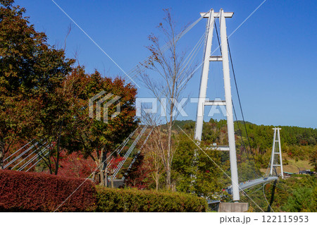 紅葉と九重“夢”大吊橋 122115953