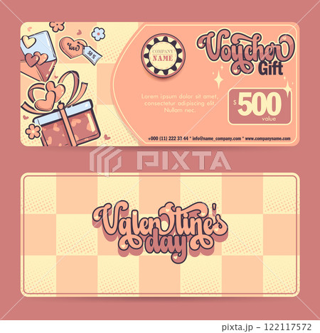 Valentine day gift coupon Valentine day gift coupon 122117572