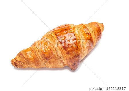 Delicious fresh croissant isolated on white background Delicious fresh croissant isolated on white background 122118217