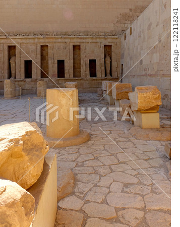 Exploring the Ancient Ruins of the Mortuary Temple of Hatshepsut in Deir El Bahri, Egypt 122118241