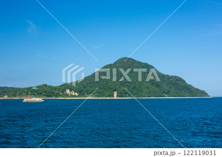 姫島港と矢筈岳 122119031