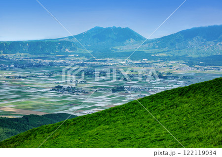 大観峰から見た阿蘇盆地 大観峰から見た阿蘇盆地 122119034