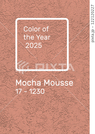 Demonstrating color of 2025 year mocha mousse 122120227
