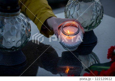 Candle Lighting in Memory A Special Moment of Remembrance for Those We Cherish Forever 122120612