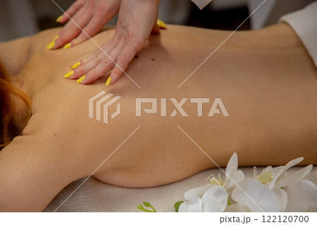 Enjoy the calming effects of Relaxing Massage Therapy, enriched with beautiful floral elements Enjoy the calming effects of Relaxing Massage Therapy, enriched with beautiful floral elements 122120700