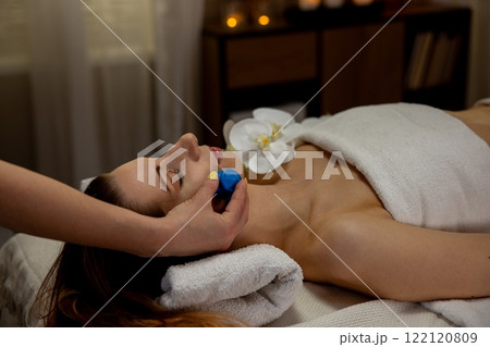Enjoy a Relaxing and Rejuvenating Facial Treatment Complete with Soothing Massage Stones 122120809