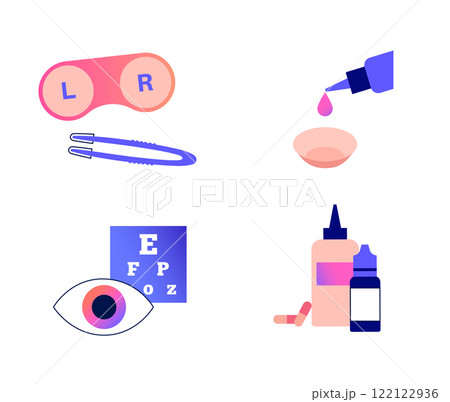 Contact lenses concept Contact lenses concept 122122936
