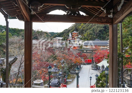 信貴山朝護孫子寺　本堂からの眺め 122123136