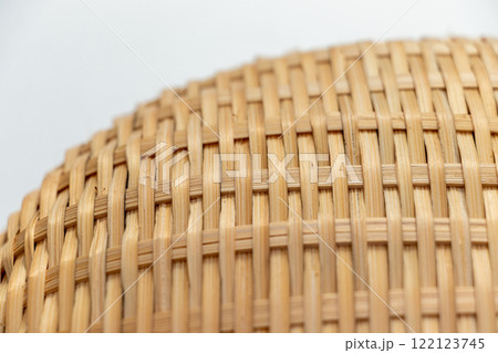 竹かごの質感 122123745
