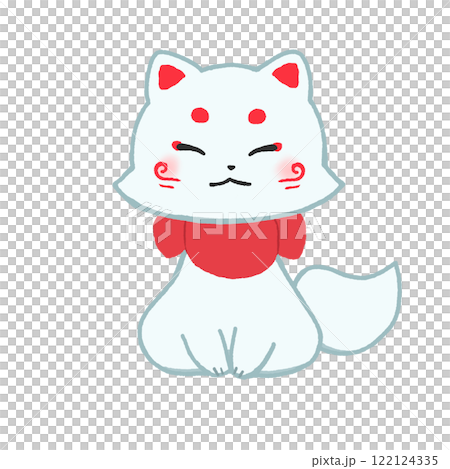 微笑的白狐 122124335