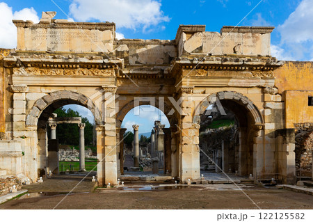 Remained Gate of Emperor Augustus in Ephesus, Izmir, Turkey Remained Gate of Emperor Augustus in Ephesus, Izmir, Turkey 122125582