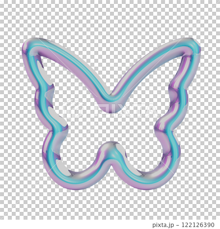 Dreamy cute metallic butterfly ring icon Dreamy cute metallic butterfly ring icon 122126390