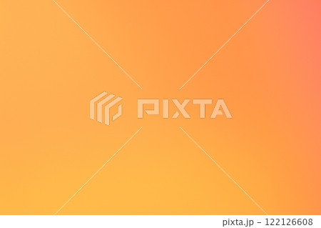 オレンジ色系背景　グラデーション　テクスチャ 122126608