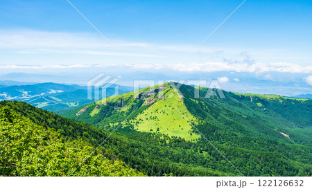 夏の四阿山・根子岳登山(四阿山山頂から根子岳・北アルプスの眺め) 夏の四阿山・根子岳登山(四阿山山頂から根子岳・北アルプスの眺め) 122126632