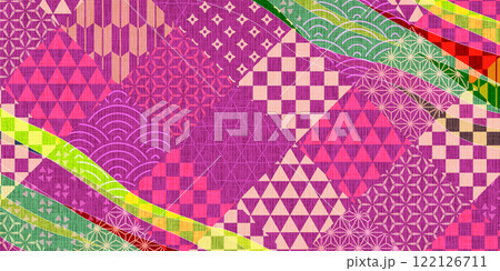 和柄　春　模様　背景 122126711