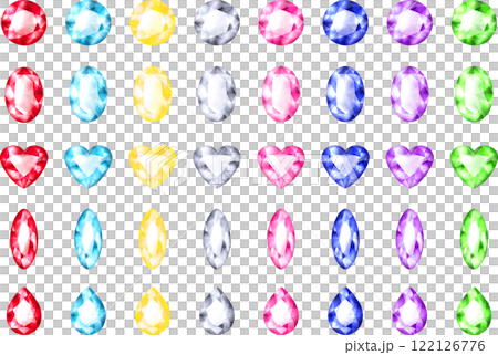 キラキラジュエリー 5種 8色 ダイヤモンド ルビー サファイヤ アメジスト トルマリン アクアマリ キラキラジュエリー 5種 8色 ダイヤモンド ルビー サファイヤ アメジスト トルマリン アクアマリ 122126776