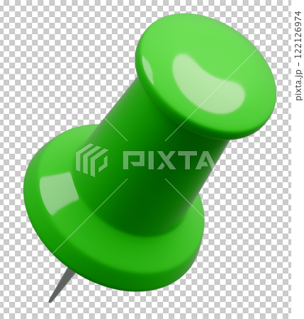 3D背景資料_thumbtack_green 3D背景資料_thumbtack_green 122126974