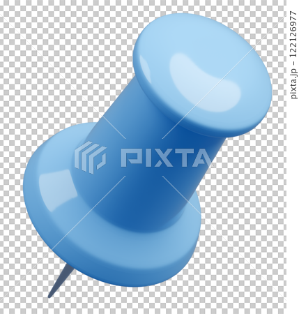 3D背景素材_画鋲_水色 3D背景素材_画鋲_水色 122126977