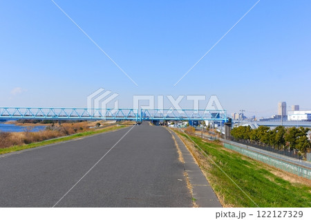 千葉県市川市江戸川サイクリングロード2025年1月 千葉県市川市江戸川サイクリングロード2025年1月 122127329