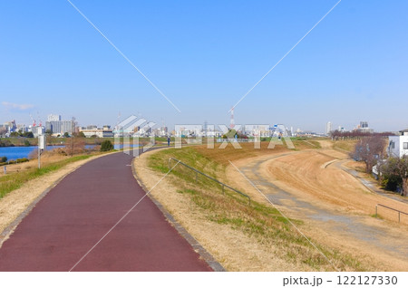 千葉県市川市江戸川サイクリングロード2025年1月 千葉県市川市江戸川サイクリングロード2025年1月 122127330