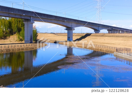 千葉県柏市川端調整池周辺2025年1月 122128628