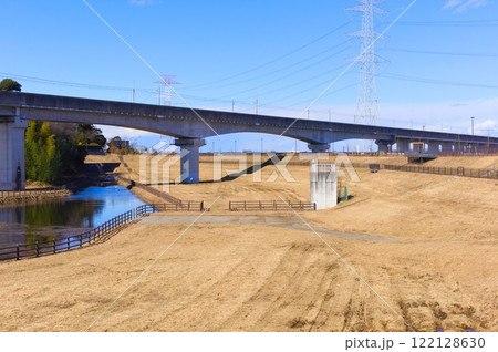 千葉県柏市川端調整池周辺2025年1月 122128630