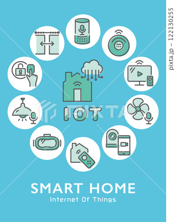 IOT(Internet of things) 丸フレーム ロゴ IOT(Internet of things) 丸フレーム ロゴ 122130255
