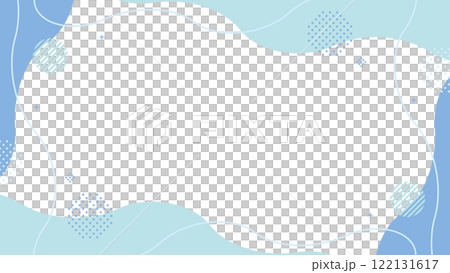 抽象框架藍色淺藍圓點閃光波浪形狀 122131617