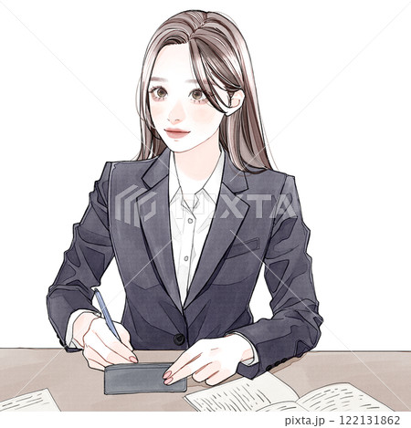 仕事をしている女性 122131862