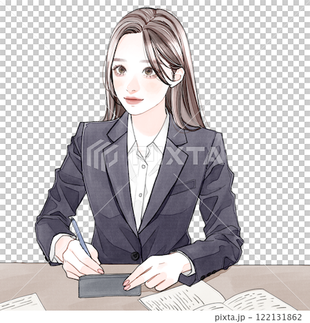 仕事をしている女性 122131862