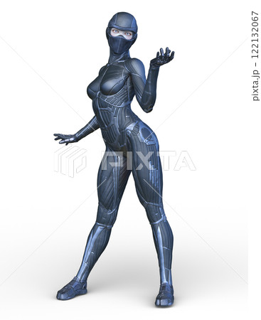 女性サイボーグ 122132067