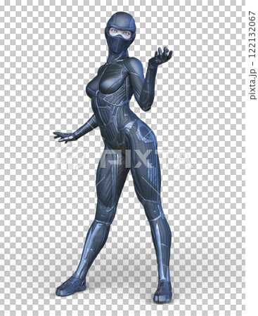 女性サイボーグ 122132067