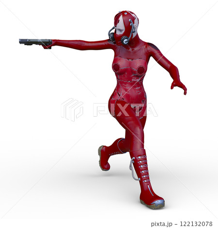 女性サイボーグ 122132078