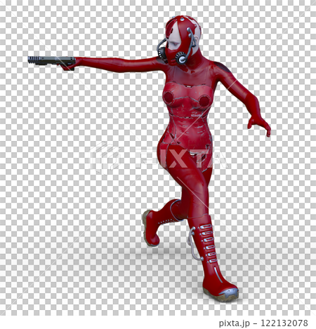 女性サイボーグ 122132078