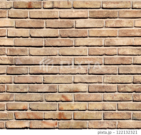 Seamless pattern with texture of old brick wall. Repeatable vintage wash brick wall pattern. Endless texture can be used for tiling pattern fills, web page background 122132321