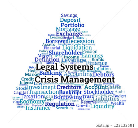Crisis Management in Legal Systems Word Cloud 122132591
