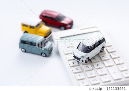 自動車と電卓 自動車と電卓 122133461