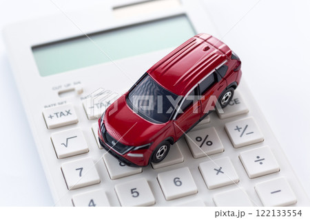 自動車と電卓 自動車と電卓 122133554