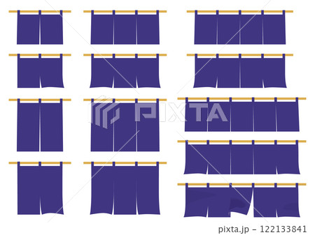 のれんセット(紺色) のれんセット(紺色) 122133841
