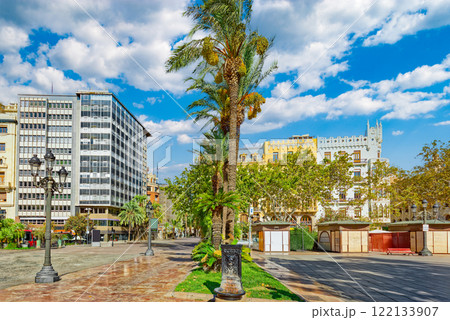 Valencia. Modernisme Plaza of the City Hall . Valencia. Modernisme Plaza of the City Hall . 122133907