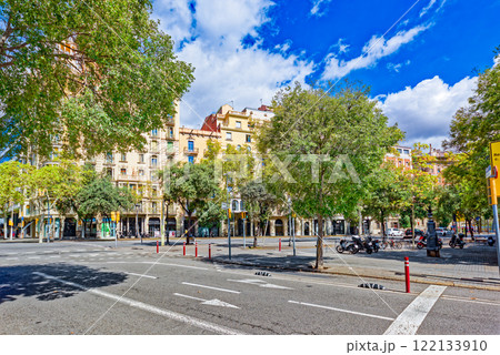 Urban views-landscapes most beautiful Catalan city - Barcelona. Urban views-landscapes most beautiful Catalan city - Barcelona. 122133910